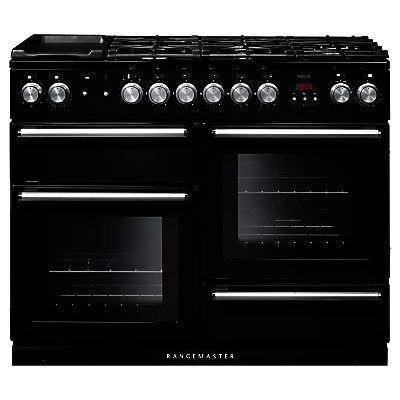 Rangemaster Nexus 110 Dual Fuel Range Cooker Gloss Black Rangemaster Nexus 110 Dual Fuel Range Cooker Gloss Black